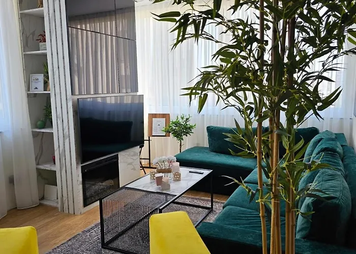 アパート Parkside - Air Albania View ティラナ